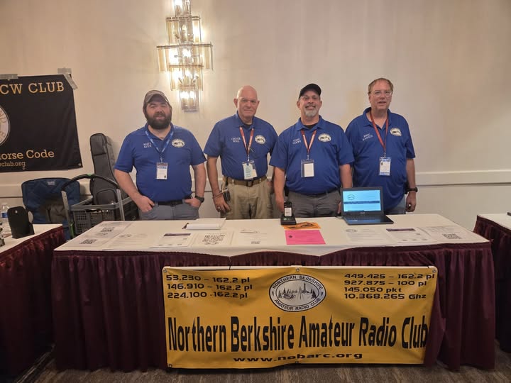 Four NoBARC members at the Northeast HamXpo.